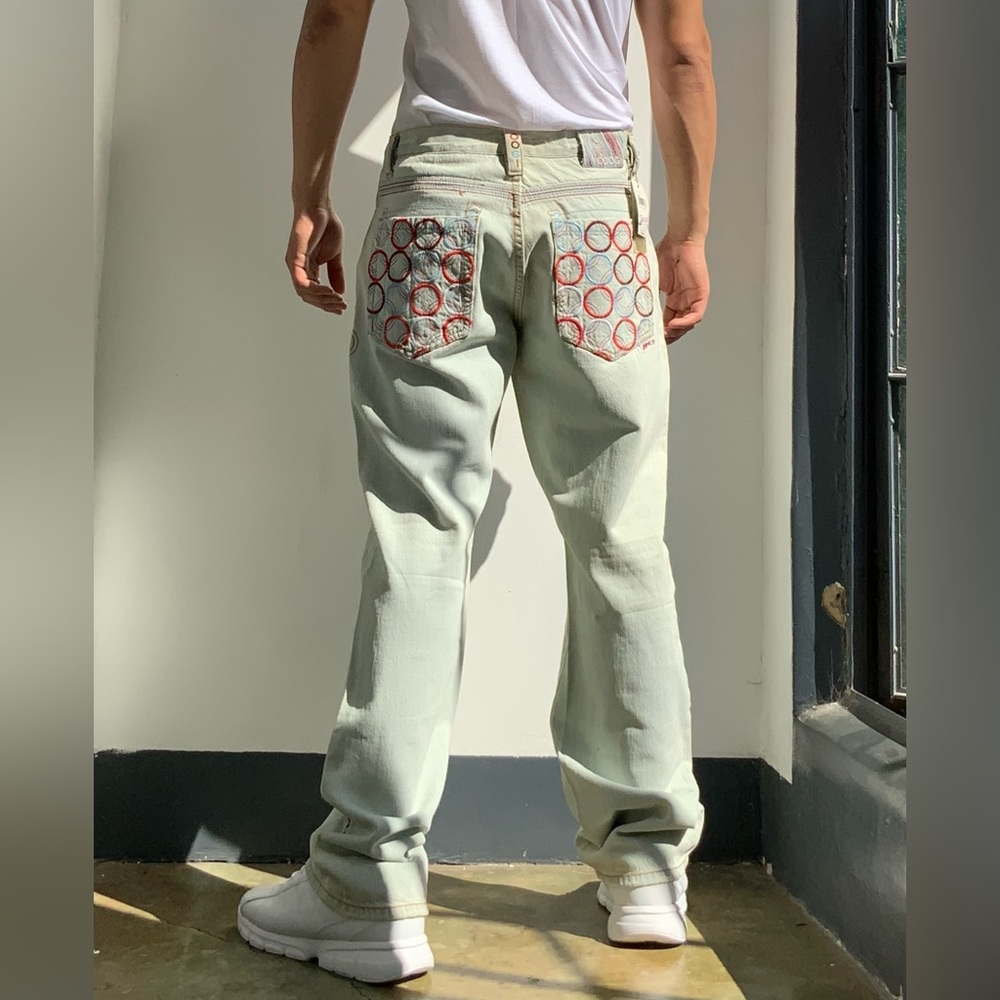 Men’s COOGI Bleached Vintage Denim Pants